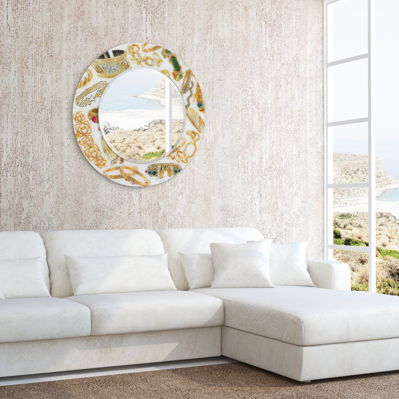 Miroir mural biseauté glam charme Centerview