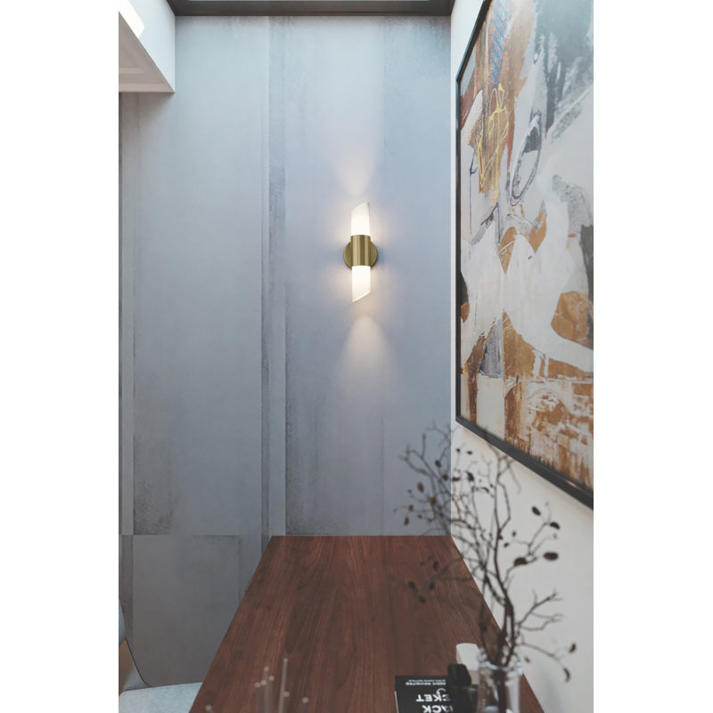 Slice - 13'' LED Wall Sconce - Light Antique Brass, Light Antique Brass