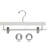 Wood Non-Slip Hangers With Clips for Skirt/Pants-23003619