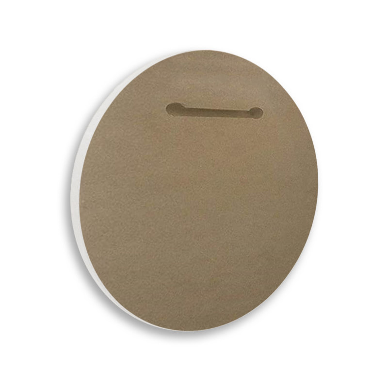 No Wake Zone Beach Plank Rustic Grain Pattern by Regina Nouvel - Unframed Graphic Art on Wood