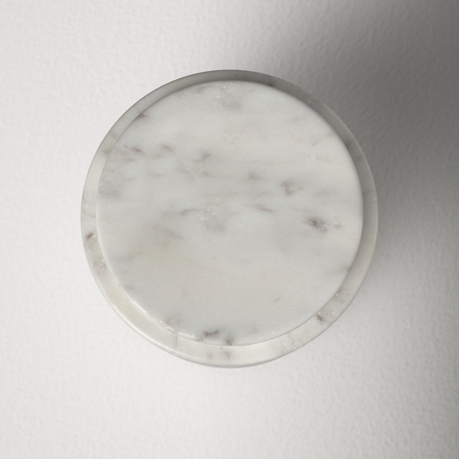Marble Jar, 5" H x 4.8" W x 4.8" D