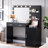 Vanity Desk With Mirror And Lights, 46.4IN Dressing Table With 2 Large Drawer&Large Vertical Organizer, 3 Level Dresser & 3 Lighting Modes Adjustable Brightness, Suitable For Bedroom-1411521760