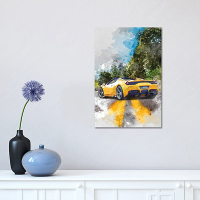 Ferrari 458 Speciale Apert 1 Piece Wrapped Canvas Wall Art