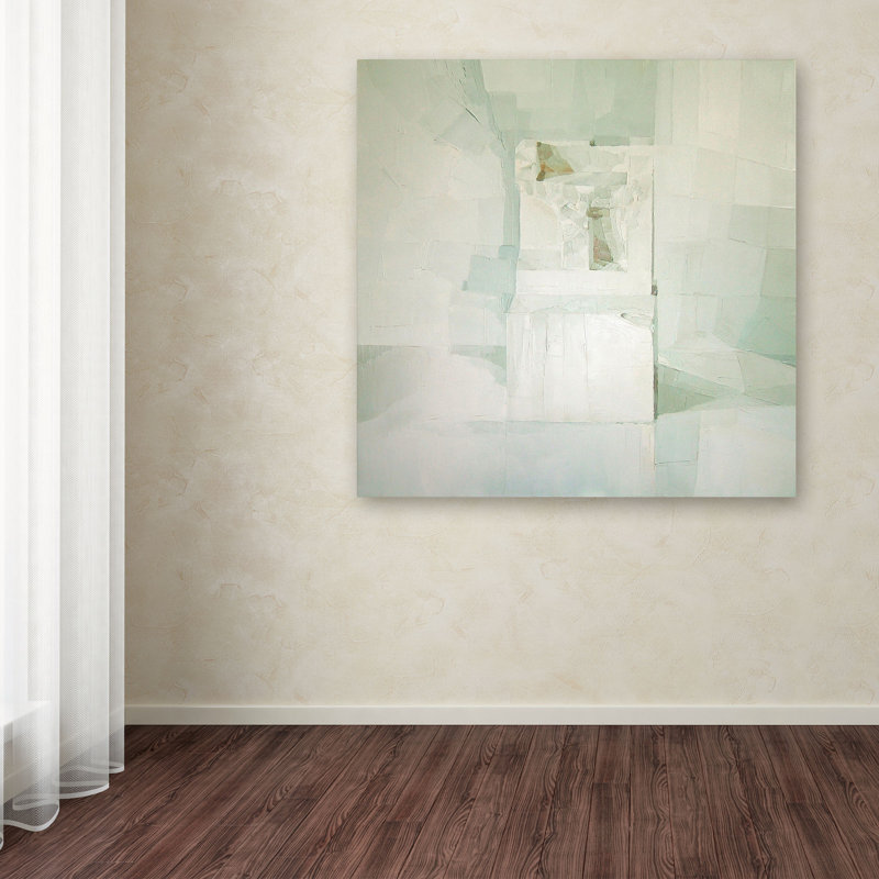 «White», reproduction d'art sur toile, H 14 po x l 14 po