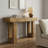 Rectangular wooden Mateus with study sled legs