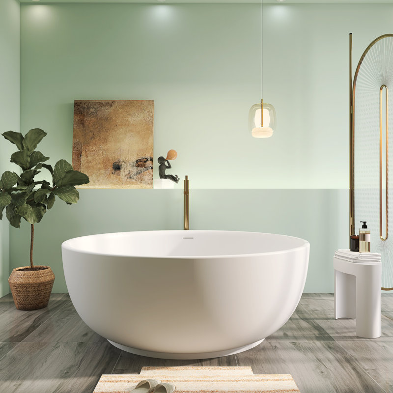 Baignoire de trempage autoportante 59 po