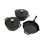 Zline 5-piece Enameled Cast Iron Cookware Set In Black Matte