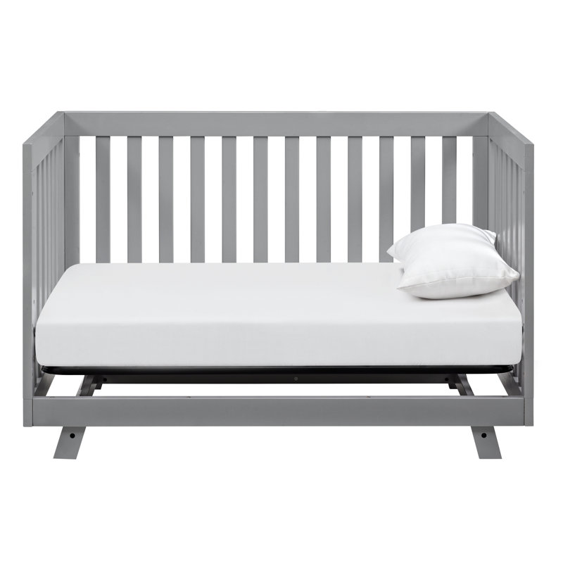 Lit de bébé convertible 3-en-1 Beckett, Galet, Lit à barreaux
