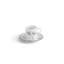 Black Orchid Demitasse Set with Coffee Pot