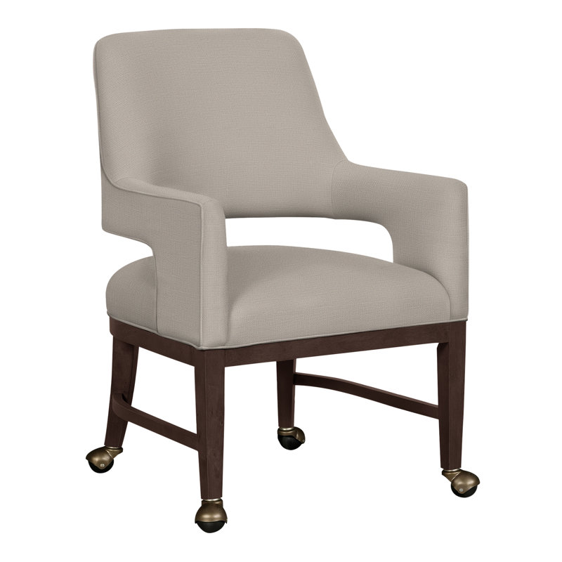 Chaise avec accoudoirs Josie Grande, Tabac, 9401 Ivoire