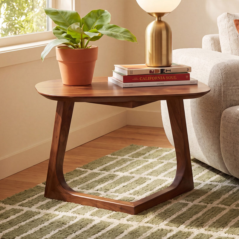 Fischer Solid Wood Frame End Table