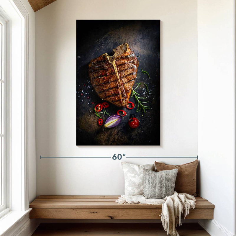 Yarlin Grilled T-Bone Steak, 48" H x 32" W