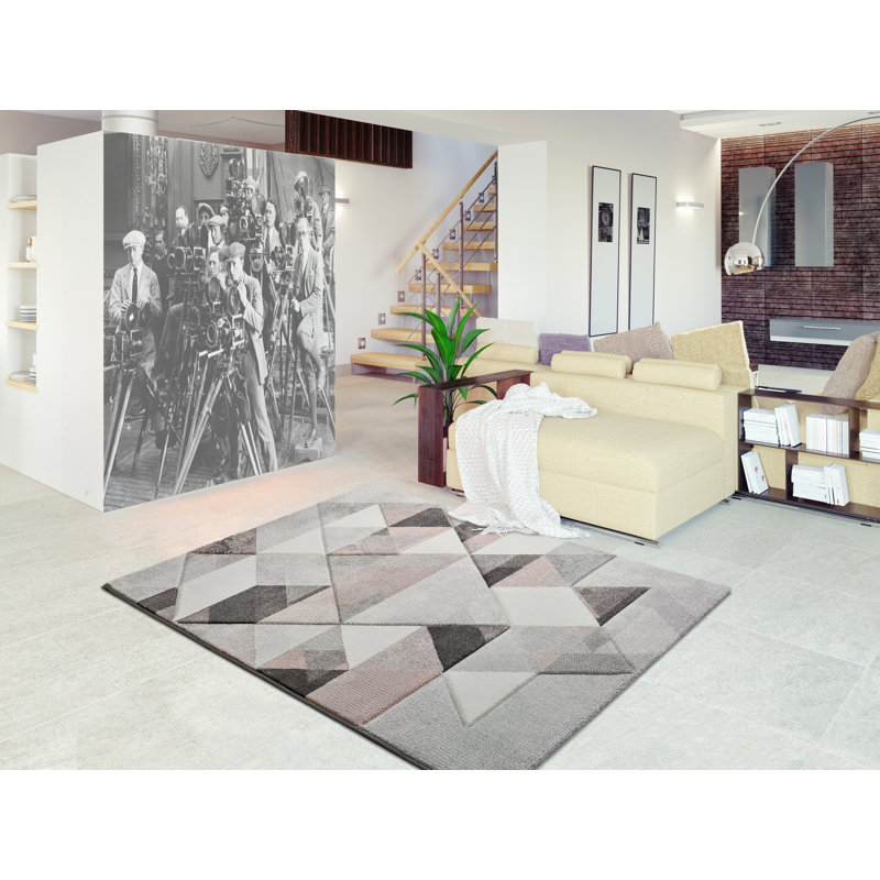 Aharn Geometric Area Rug, Rectangle 160 x 230cm