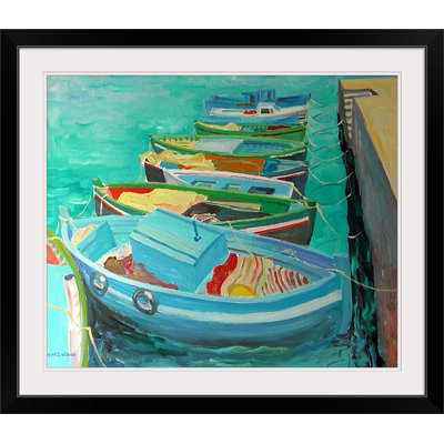 « bateau blue, 2003 » par william ireland, reproduction d’art