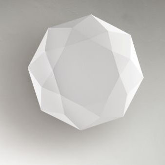 Diamond 3 - Light Flush Mount, 7.5" H x 31.5" W x 31.5" D