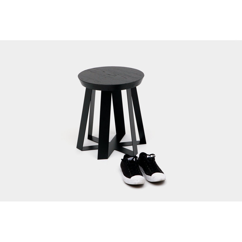 ARS Accent Stool, Black, Black