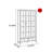 American retro style solid wood bookcase