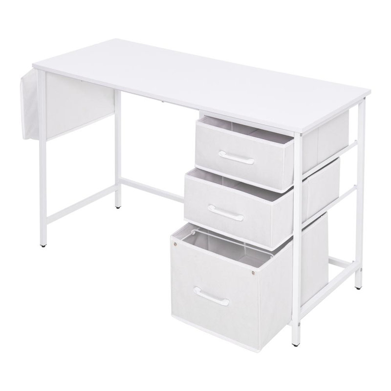 Adjustable Metal Base Computer Desk