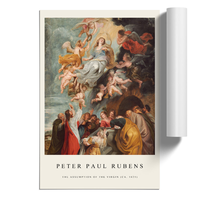 The Assumption Of The Virgin - No Frame Print, 59cm H x 42cm W x 0.1cm D