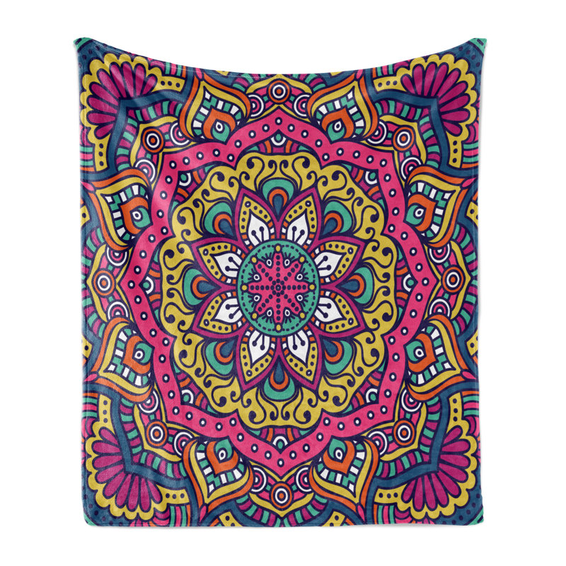 Hand Woven Throw Blanket, 50" x 60"