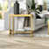 Alexis Glass Top End Table