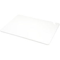 12” x 18 Dual Sided Bacteria Resistant Plastic Cutting Board with  Rubberized Non-Slip Edges, FOOD PREP