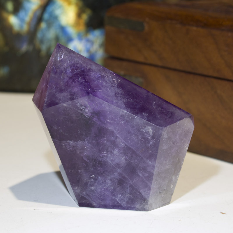 Polished Amethyst Point Miniature - Brazil