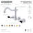 Kingston Brass Duchess Two-Handle Wall Mount Bathroom Faucet-48381114