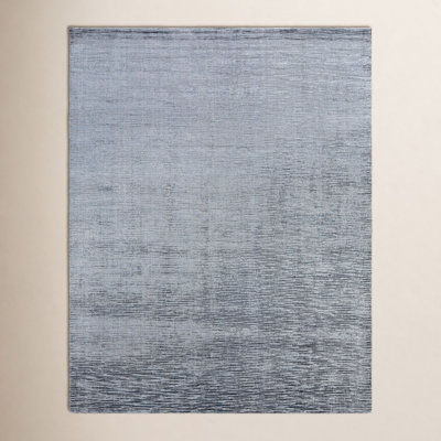Elba Charcoal Gray Hand-Loomed Rug