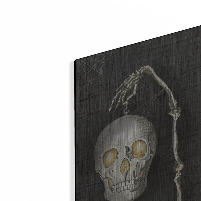 Art mural en métal luxueux «Apothecary Noir 7 No Words» par Sue Schlabach, H 24 po x l 12 po