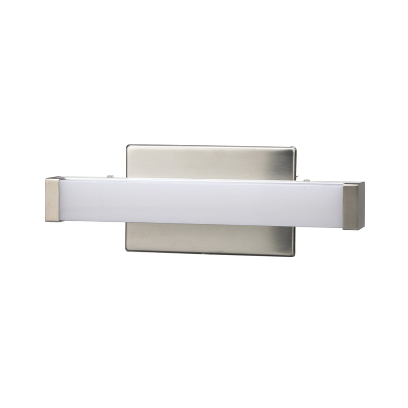 Brushed Nickel 21" LED Vanity Light with Acrylic Shade