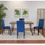 Ensemble de salle à manger 5 pièces, table à manger en épingle à cheveux avec 4 chaises-2088456059