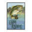 «Gone Fishing Motif», estampe numérique, conception de Holly Thomas Stein-114341659-114341660