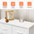 Jauier Metal 23.2'' W 6 - Drawer Dresser, White-682512801