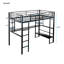 Lit plateforme double avec rangement