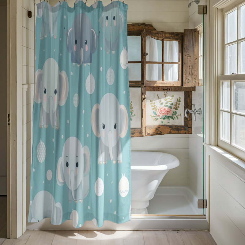 Cosy Space - Rideau de douche Premium, H 74 po x l 71 po