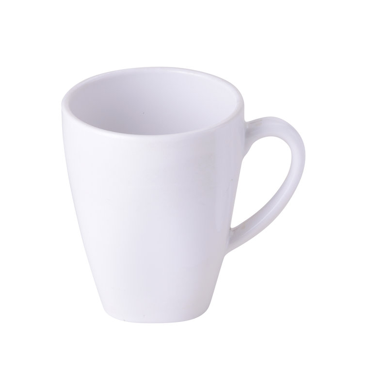 Grande tasse à café en mélamine Nessico, Blanc