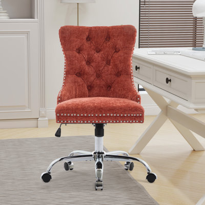 Chaise de bureau en chenille