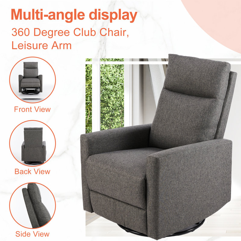 Fauteuil inclinable pivotant à 360 ° polyvalent