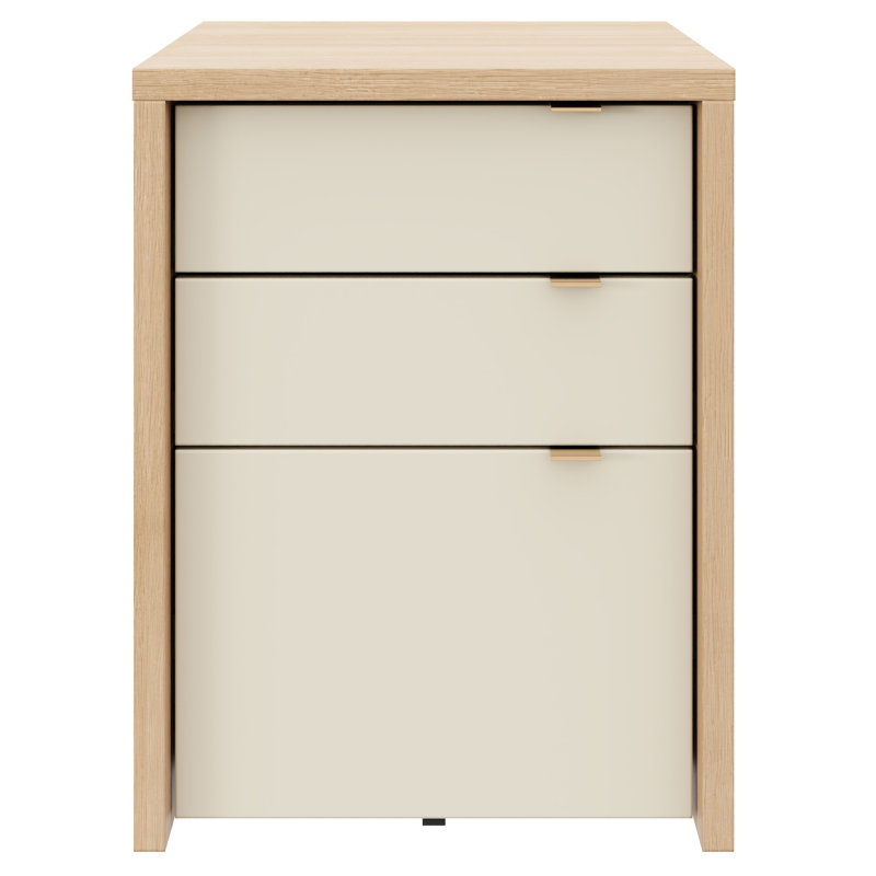 Armoire de rangement et de rangement polyvalente, Beige/Ivory
