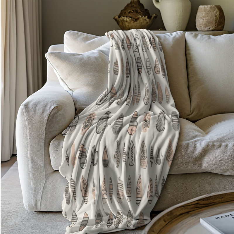 Stone Print - 1 Piece Blanket, 60" L x 50" W