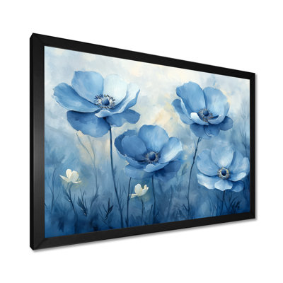 Ikesha A Petal Ballet In Delicate Poppies - coquelicots, art mural