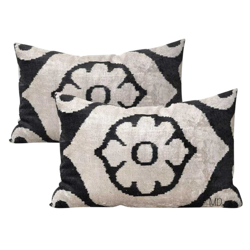 Coussins en velours / soie
