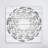 Fish Circle Print on White Wood-1924006285