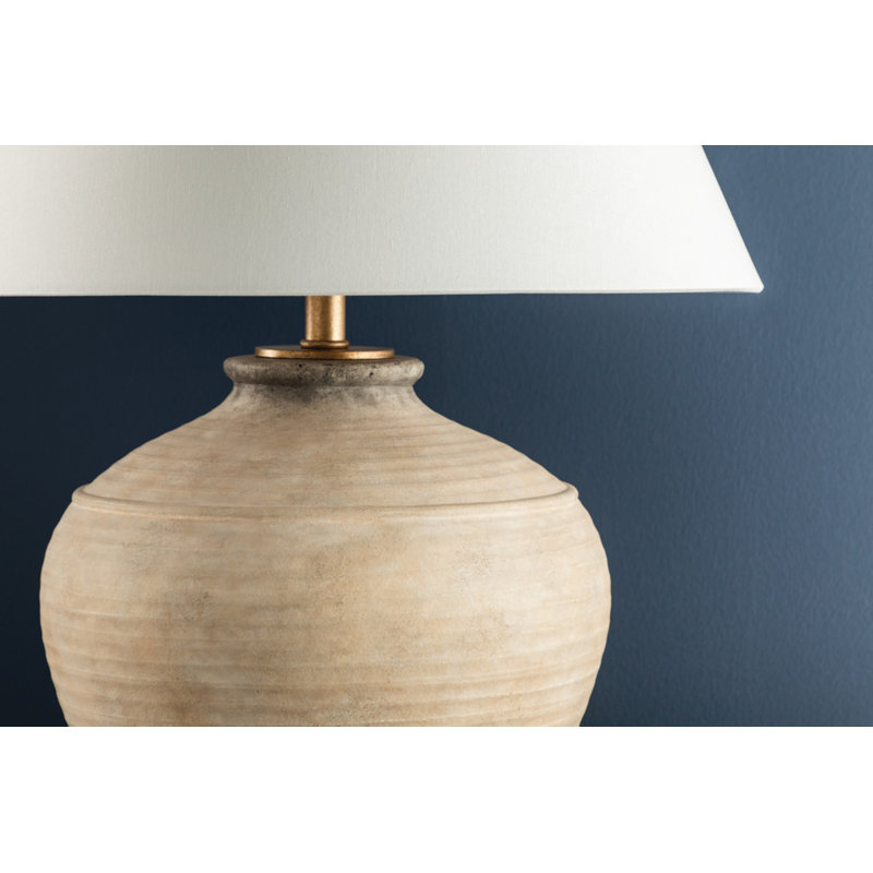 Lampe de table en frêne de 29 po Corrina