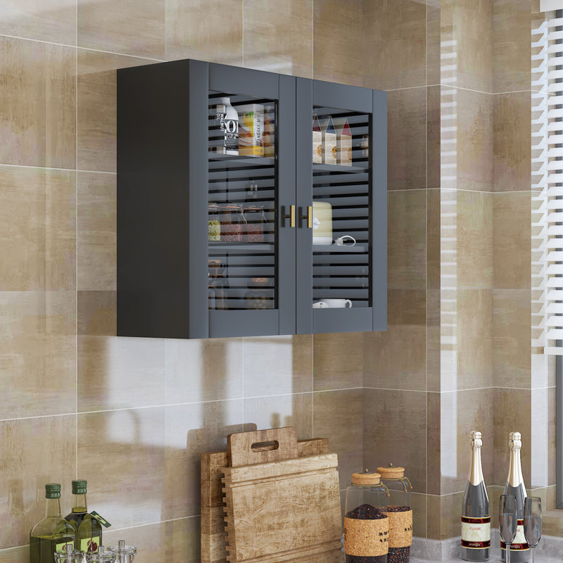3 Piece Cube Shelf, Black