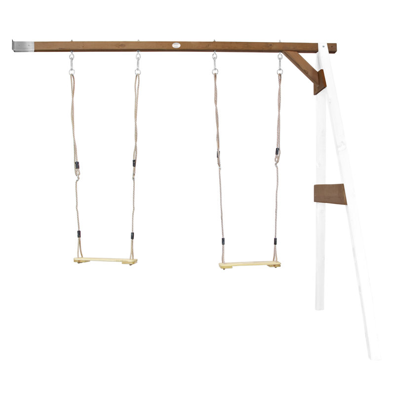 AXI Swing Set Swing(s), White/Brown