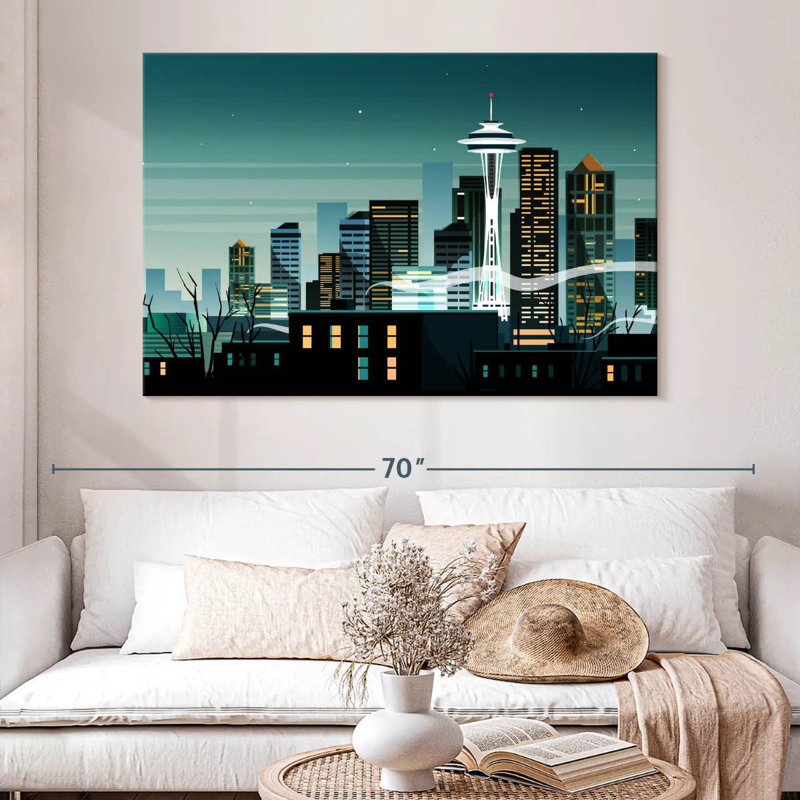 Sirci Seattle Sireci Nightscape, H 24 po x l 36 po