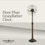 77.75'' Solid Wood Floor Clock