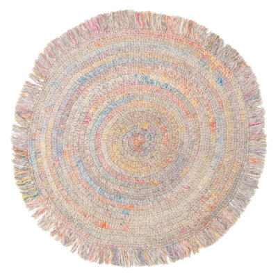 Sienna Grey Rug 3'4" x 3'4"